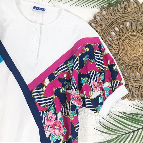 Capecod Sportswear Vintage 90s Top - Picture 2 of 7